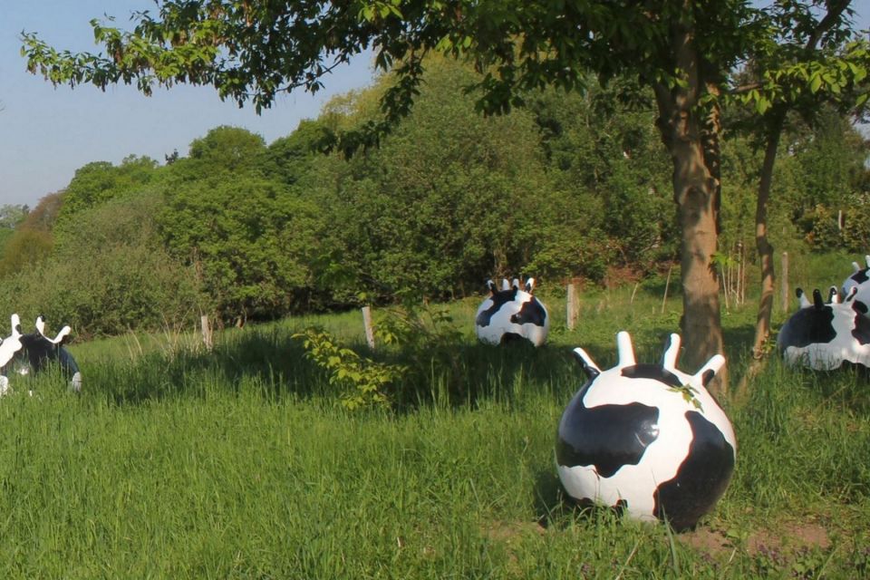 Silke De Bolle: (K)uier(en) - Spazierengehen, Kunstwerk an der Südroute des Kunstwanderweges, Foto: Bansen/Wittig
