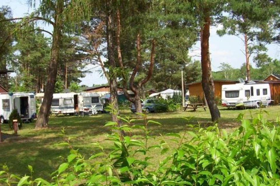 Blick auf den Campingplatz 