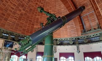 Großer Refraktor Innenansicht, Foto: Ludwig Grunwaldt, Lizenz: Förderverein Großer Refraktor Potsdam e.V.