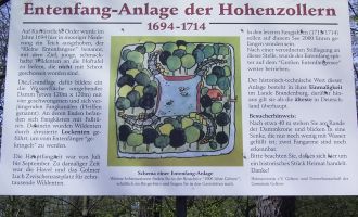 Infotafel Entenfang-Anlage, Foto: Karsten Knuth