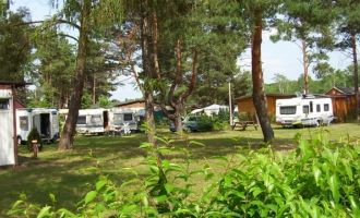 Blick auf den Campingplatz 