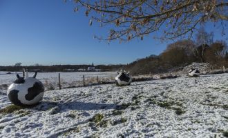 Kunstwanderweg im Winter, Foto: Steffen Lehmann, Lizenz: TMB-Fotoarchiv